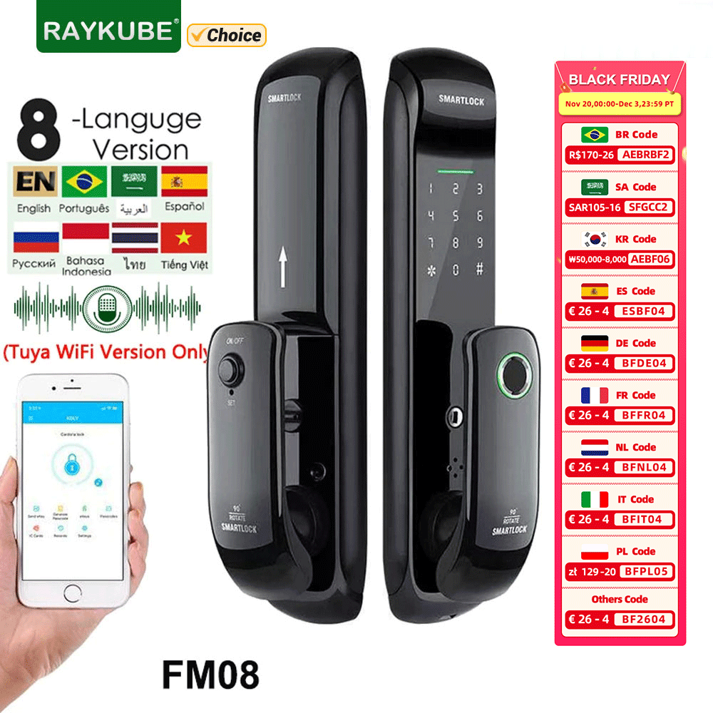RAYKUBE FM08 Tuya Wifi Smart D - Letter Opener Brass recensione e prezzo